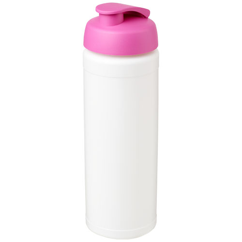 Bidon de sport promotionnel 750ml Baseline® Blanc et Rose